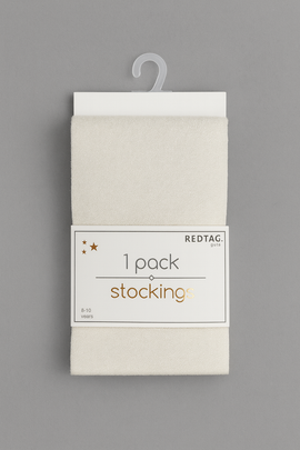 1 Pc Pk   Senior Girls One Design And One Color Tights  Ecru