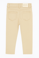 Beige Grey 5 Pocket Coloured Denim Beige-3