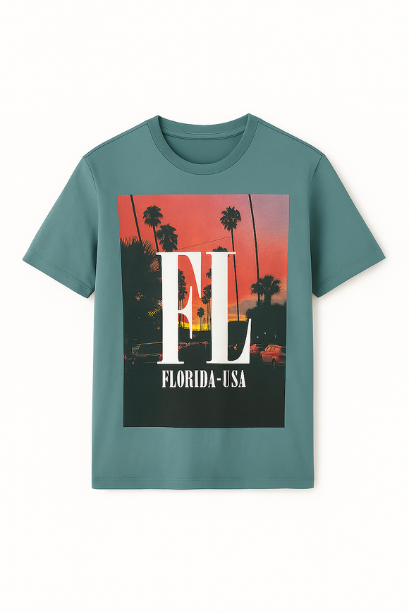 Graphic Tee Green Small