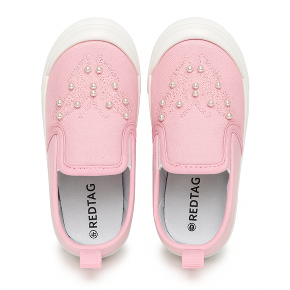 Pink Pearl Slip On Pale Pink