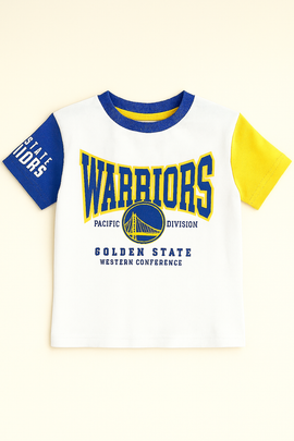 White Nba Gsw Cut Sew T Shirt White - 0