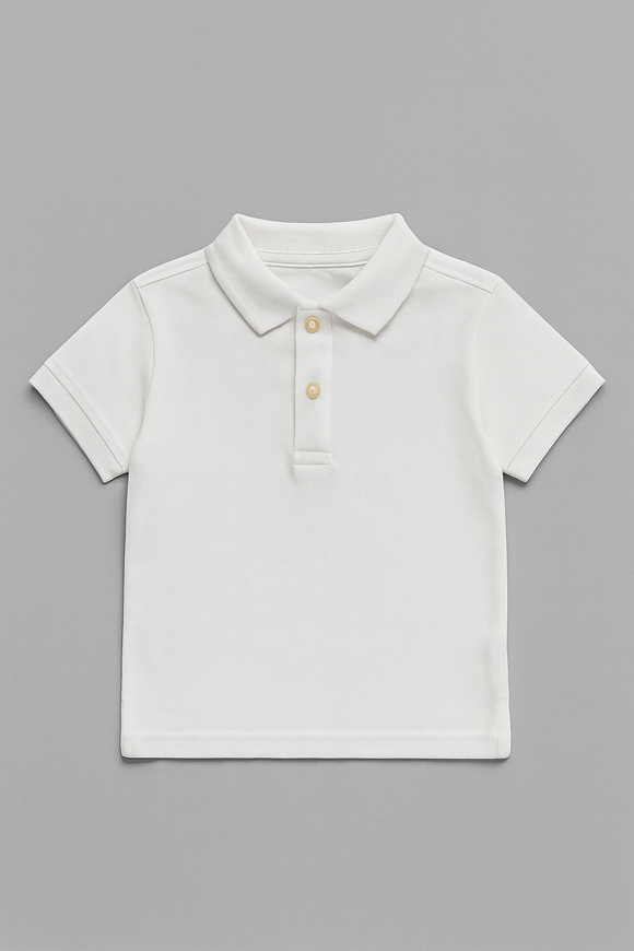 White  Basic Polo Shirt