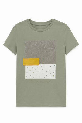 Grey Studio Foil T Shirt Mid - 0