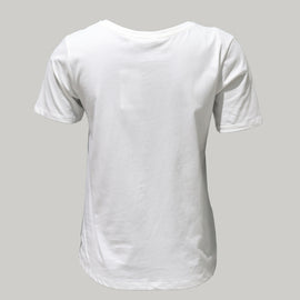 White Print T-Shirt - 0