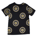 Black Print T-Shirt-1