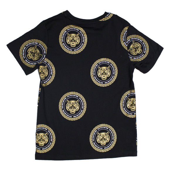 Black Print T-Shirt