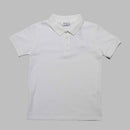 White Short Sleeve Polo Shirt White-1