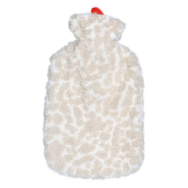 Beige   Pink 2L Hot Water Bag With Kintted Cover - 0