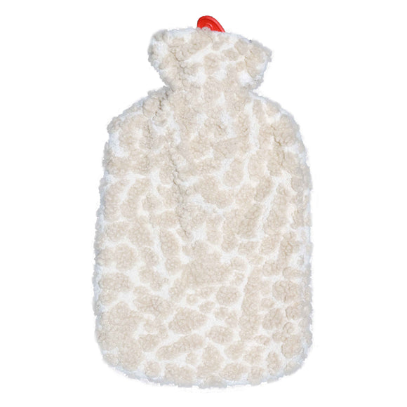 Beige   Pink 2L Hot Water Bag With Kintted Cover