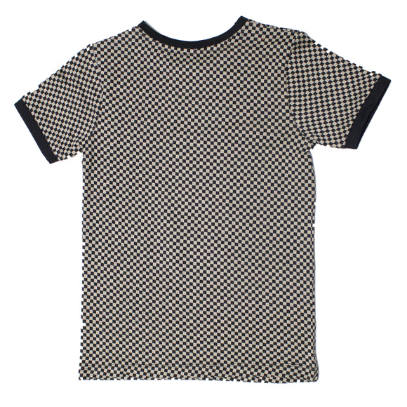 Black Check T-Shirt