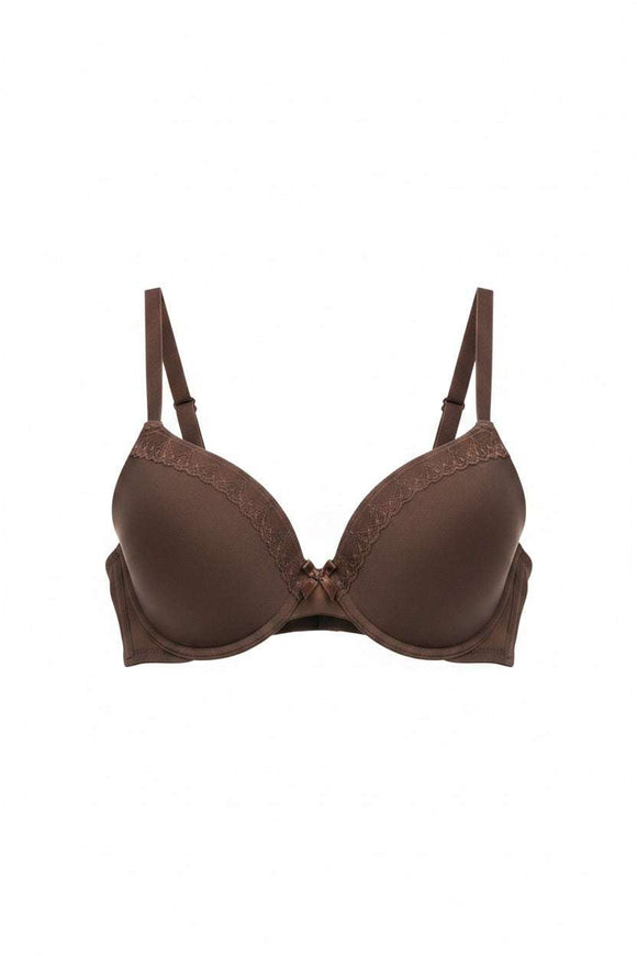 3 Pack Printed   Solid Push Up Bra Assorted Nawao.com