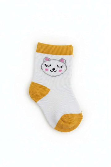 3 Pc Pk   Infant Girls Ankle Length Socks Jacquard Knit Assorted 3 12 Months Nawao.com