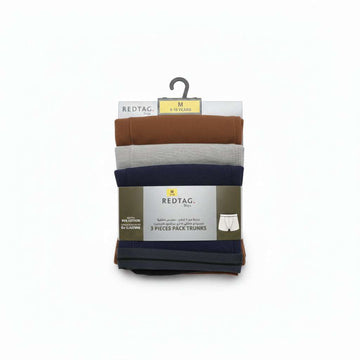 3 Pc Pk   Senior Boys Solid Boer Brief Pack Assorted Nawao.com