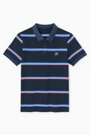 Feeder Stripe Pique Polo Assorted-2