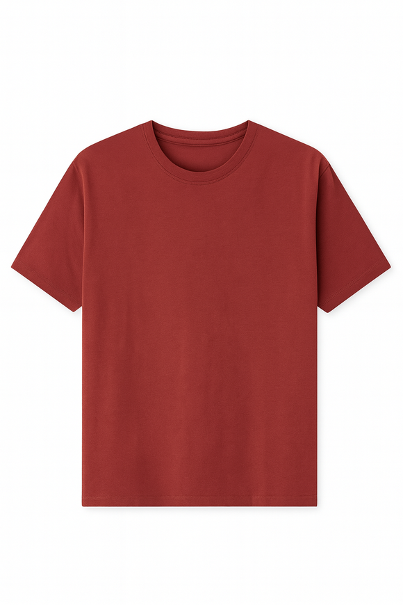 Solid Tee Burgundy