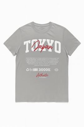 Mid Grey Graphic Tshirt - 0