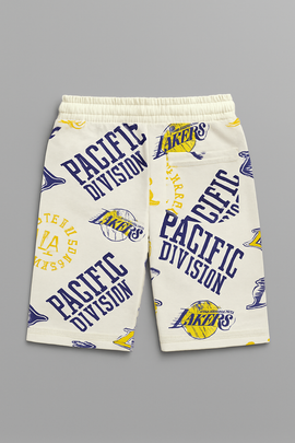 Off White Nba Lakers Aop Shorts - 0