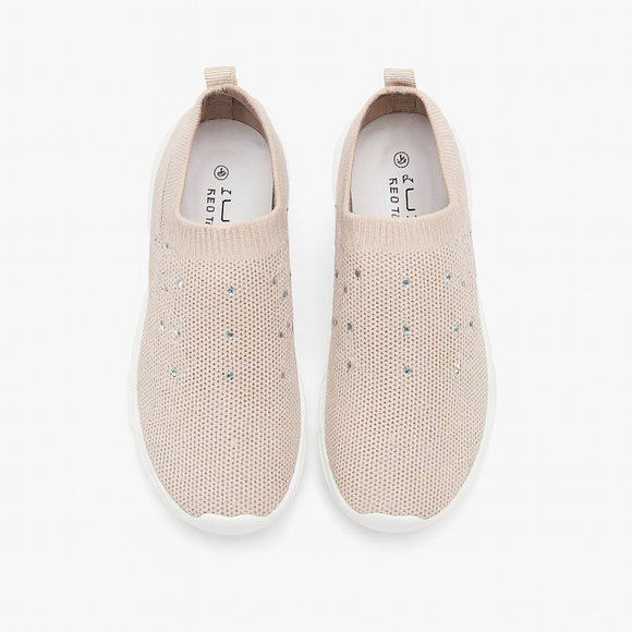 Pink Pearl Slip On Pale Pink