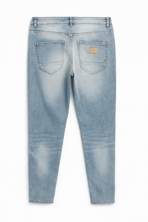Light Wash 5 Pocket Skinny Fit Jeans Light