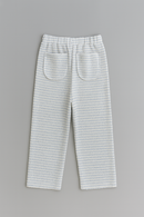 Blue Allover Stripes Casual Sets Blue-3