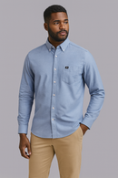 Sky Blue Mens Casual Shirt-1