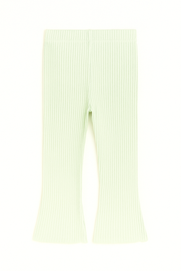 Sage Flared Trousers Green