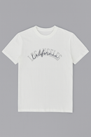 White T Shirt And Pyjama Shorts Set White-2