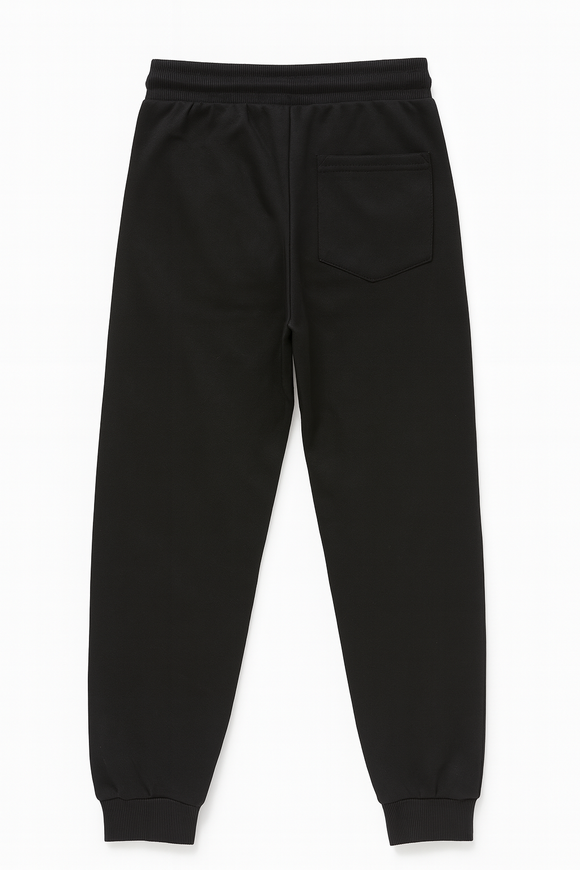 Black Mens Track Pant
