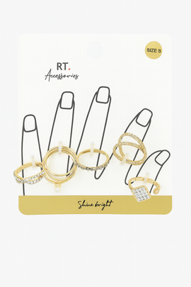 6 Pc Ring Set