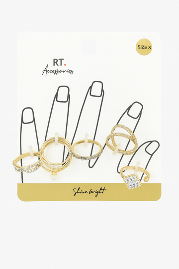 6 Pc Ring Set