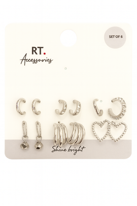 6 Pcs Stud Set