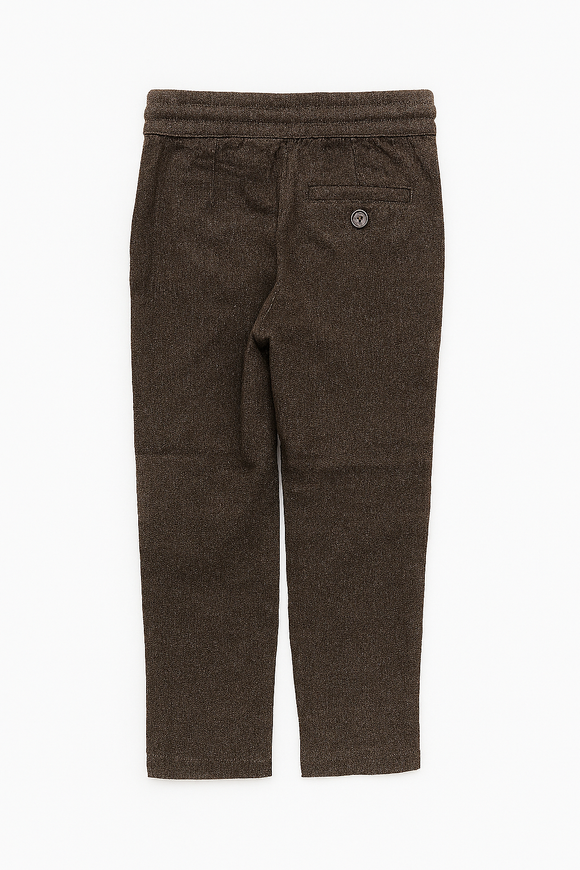 Boys Junior Brown Coordinate Pant