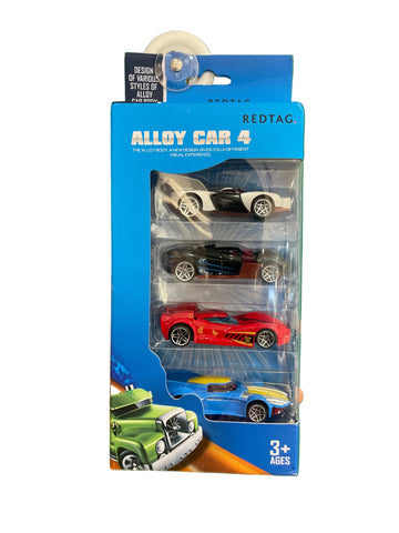 Assorted 4 Pc Die Cast Car Set