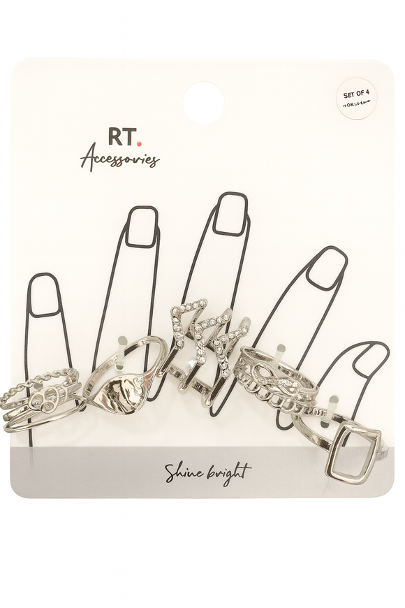 7 Pcs Ring Set