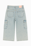 Lt Wash Colored Cargo Pants Light Wash-3