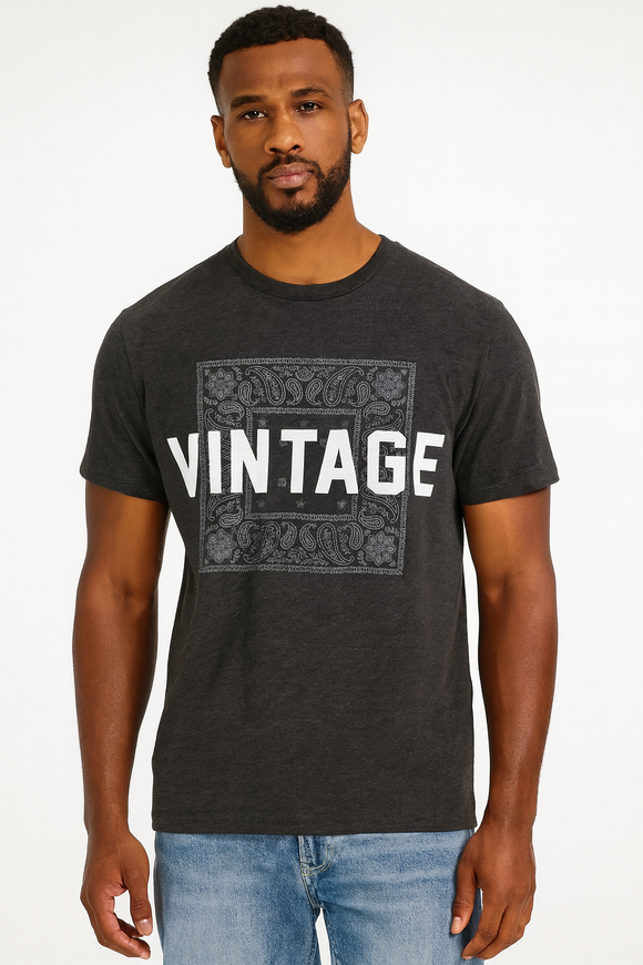 Graphic Tee Charcoal