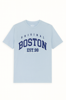 Graphic Tee Sky Blue - 0