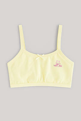 Lt Blue Yellow 2Pcs Pack Bra Assorted - 0