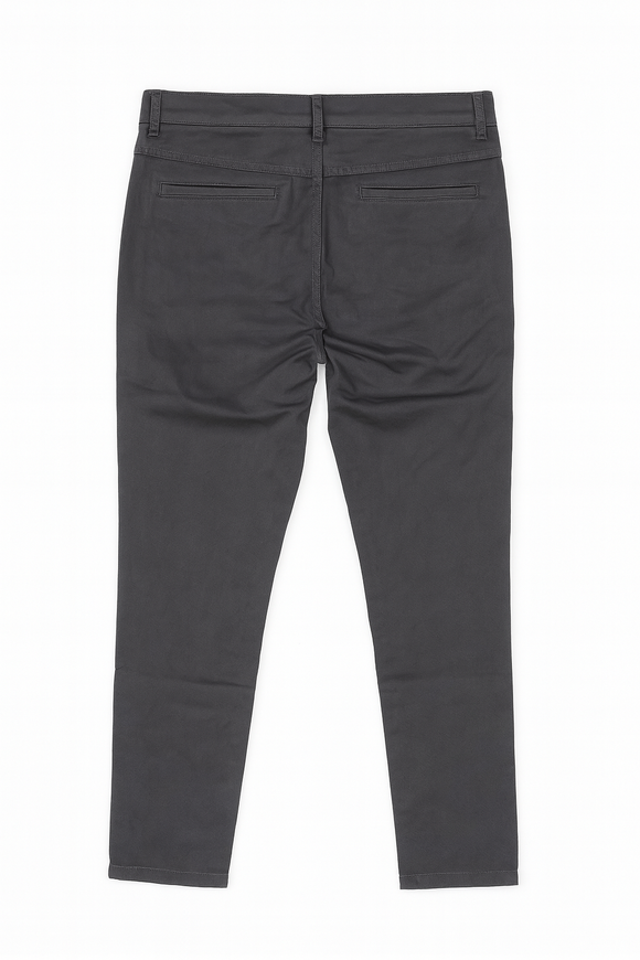 Grey Slim Fit Chino Trousers