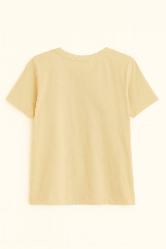Beige We Bare Bears Printed T Shirt Beige