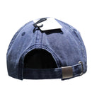 Denim Cap With Embroidery Text-3