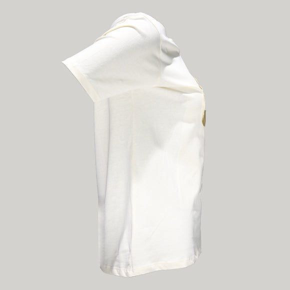 Beige Embellished T-Shirt