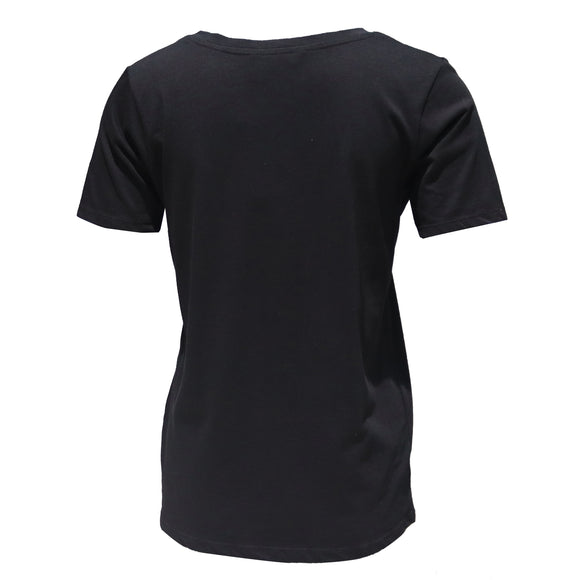 Black Print T-Shirt
