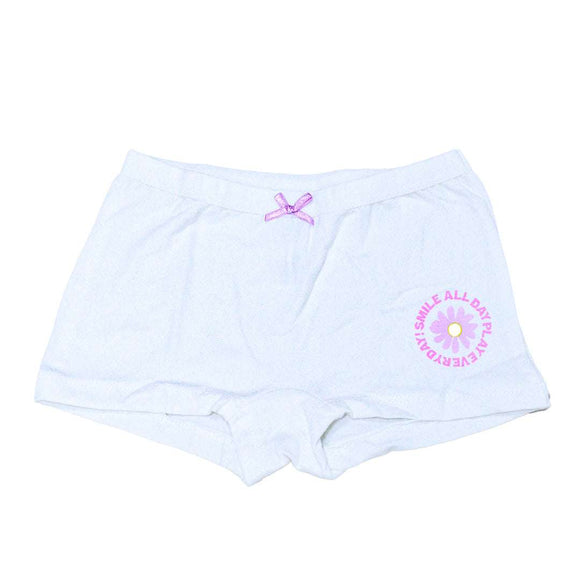 3Pc Pk  Junior Girls Assorted Printed Boxer Pack Nawao.com