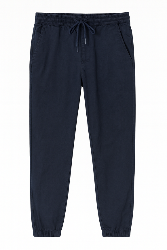 Navy Twill Jogger