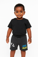 Junior Boys Charcoal Shorts-1