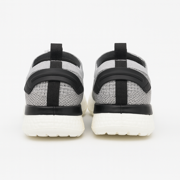 Grey Knitted Slip On Mid Grey