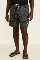 Grey Aop Printed Shorts Mid-1