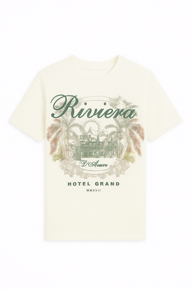 Beige Graphic T Shirt Beige - 0