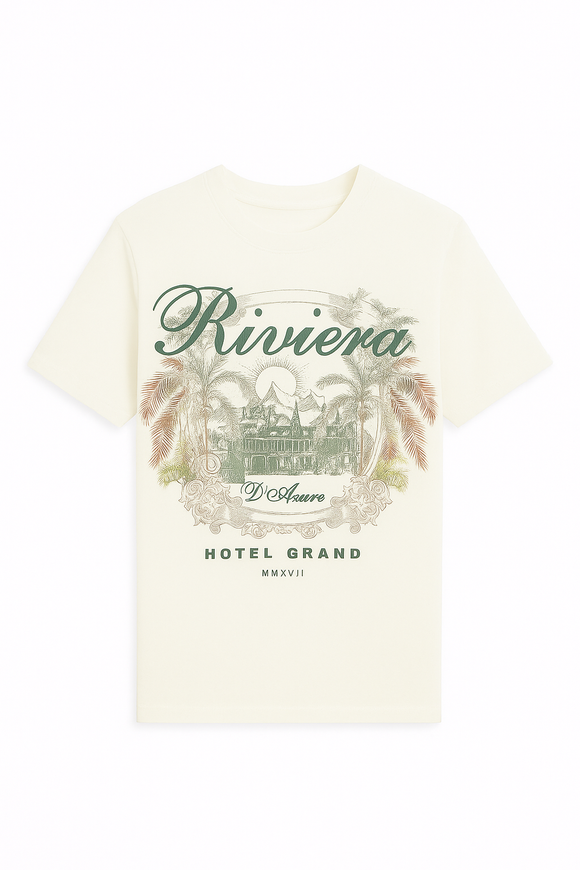 Beige Graphic T Shirt Beige